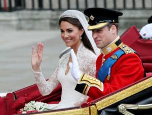 On April 29, 2011, the wedding of Prince William of Wales and Catherine Middleton took place at Westminster Abbey in London. Queen Elizabeth II granted the young couple the title of Duke and Duchess of Cambridge. 