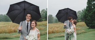 7 главных советов для свадьбы в дождь 1