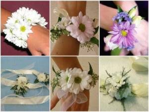 Accessorize their chrysanthemums on the bride&#39;s friend&#39;s hand