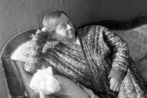 Actor Oleg Tabakov as Ivan Ilyich Oblomov in the film “A Few Days in the Life of Oblomov” based on the novel by Ivan Goncharov. 1979 
