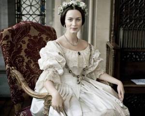 Actress Emily Blunt in The Young Victoria