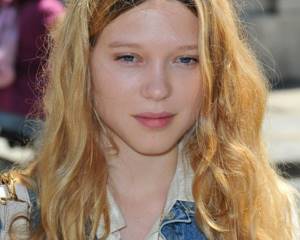 Actress Léa Seydoux in her youth