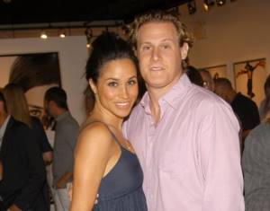 Actress Meghan Markle with her ex-husband