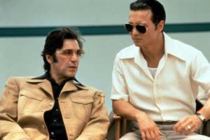 Al Pacino and Johnny Depp starred together in Donnie Brasco