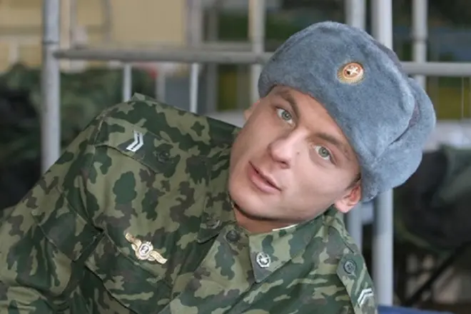 Alexander Lymarev in the TV series “Soldiers”