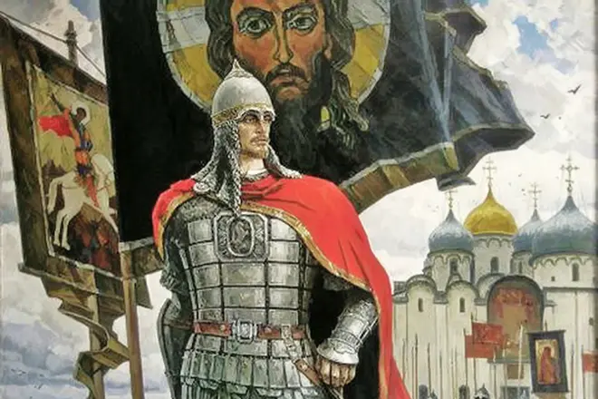 Alexander Nevsky on a military campaign