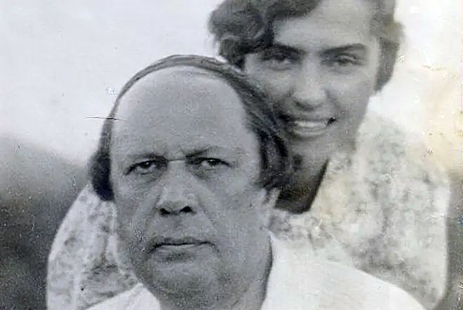Alexey Tolstoy with his wife Lyudmila Krestinskaya-Barsheva