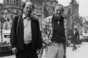 Allen Ginsberg and Andrei Voznesensky