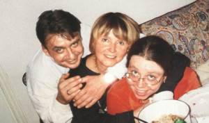 Anton and Alexandra Tabakov with their mother