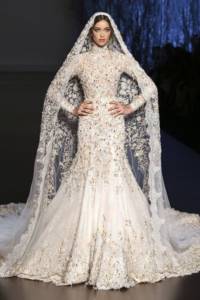 Arabic wedding dresses of famous fashion designers