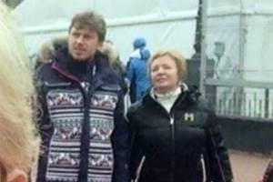 Arthur Ocheretny and Lyudmila Putina in 2021