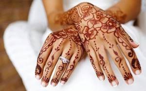 Azerbaijani wedding henna designs