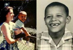 Barack Obama as a child