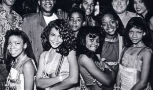 Beyoncé and the original Destiny&#39;s Child lineup (&quot;Girl&#39;s Tyme&quot;)