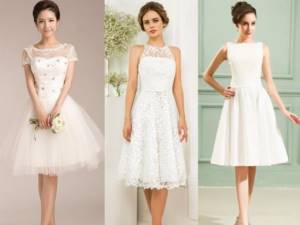 белые платье