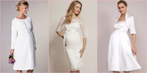 Shortened styles are quite suitable for pregnant women