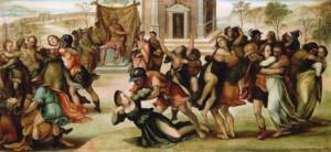 Biblical story of the abduction of the maidens of Israel