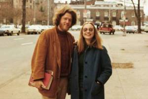 Bill and Hillary Clinton in their youth - 1971