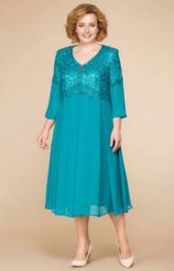 turquoise wedding dress for mother