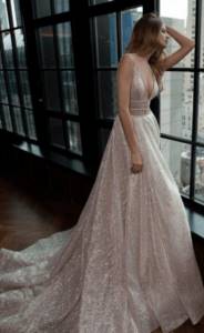 glittery wedding dress