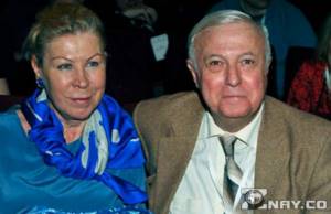 Boris Notkin and Stolyarova - wife