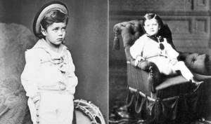 Future autocrat Nicholas II in childhood