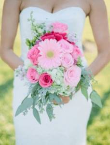 gerbera bridal bouquet