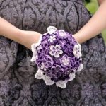 Bride&#39;s bouquet in kanzashi style: the highlight of the wedding look
