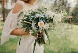 Bridal bouquet in rustic style 4