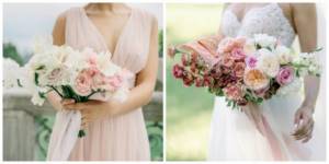 Ombre bouquet for the bride