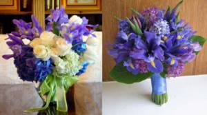 Bouquet with irises