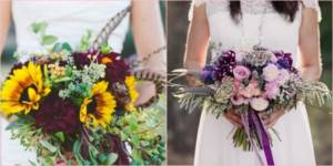 Make the bouquet large and asymmetrical in shape