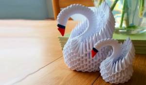 paper swans