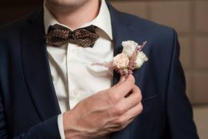DIY boutonniere for the groom 1