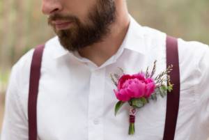 DIY boutonniere for the groom 5