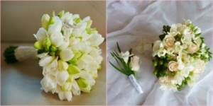 Freesia buds smell differently