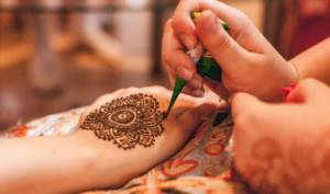 Henna anointing ceremony