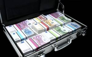 Suitcase of money