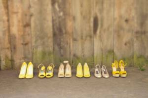 цветные свадебные туфли