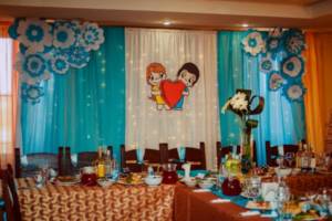 wedding room decor in love is style