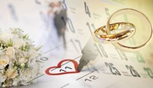Wedding day according to the lunar calendar
