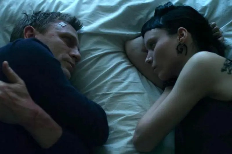 Daniel Craig and Rooney Mara in The Girl with the Dragon Tattoo
