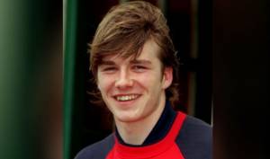 David Beckham in his youth