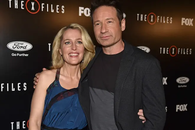David Duchovny and Gillian Anderson in 2021