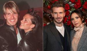 David and Victoria Beckham: then and now