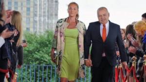 Dmitry Kiselev with his wife Maria