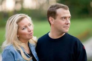 Дмитрий Медведев и его жена