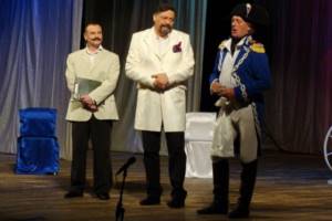 Dmitry Nazarov on the stage of the theater