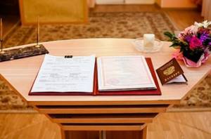 Documents for submitting an application to the registry office