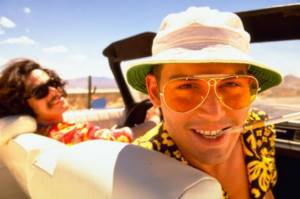 Johnny Depp in the movie &quot;Fear and Loathing in Las Vegas&quot;